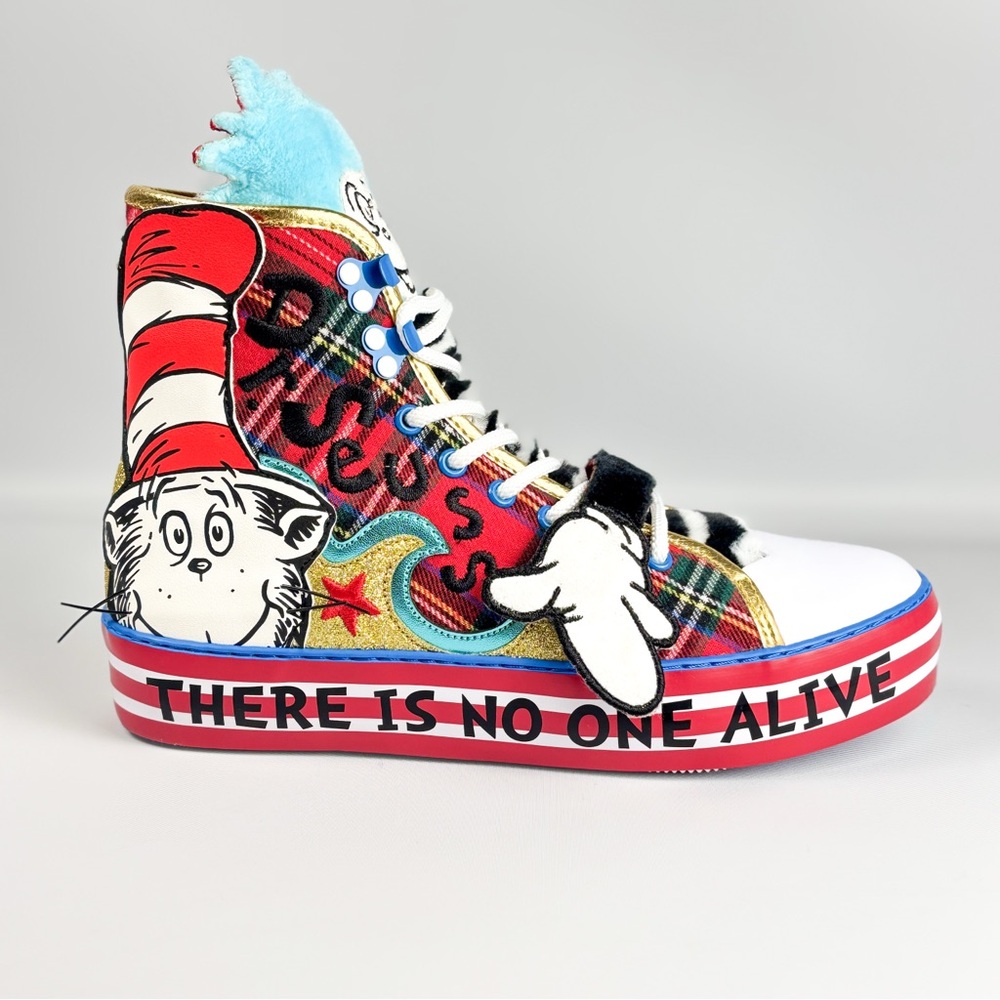 Irregular Choice You-er Than You Dr. Seuss High-Top Sneakers | Size 38 (US 7.5)